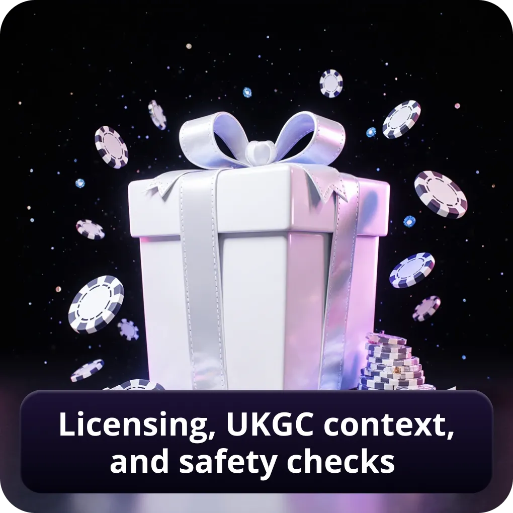 Licensing, UKGC context, and safety checks
