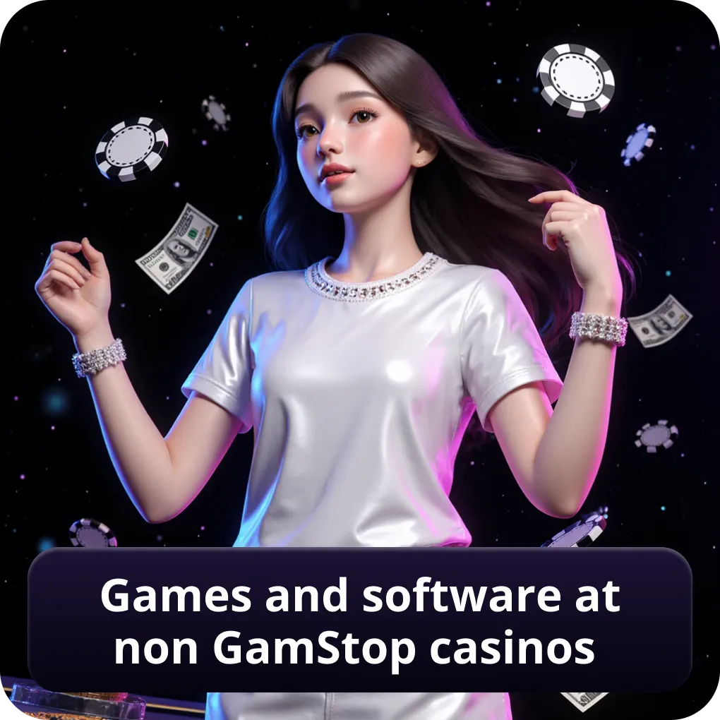 Games and software at non GamStop casinos