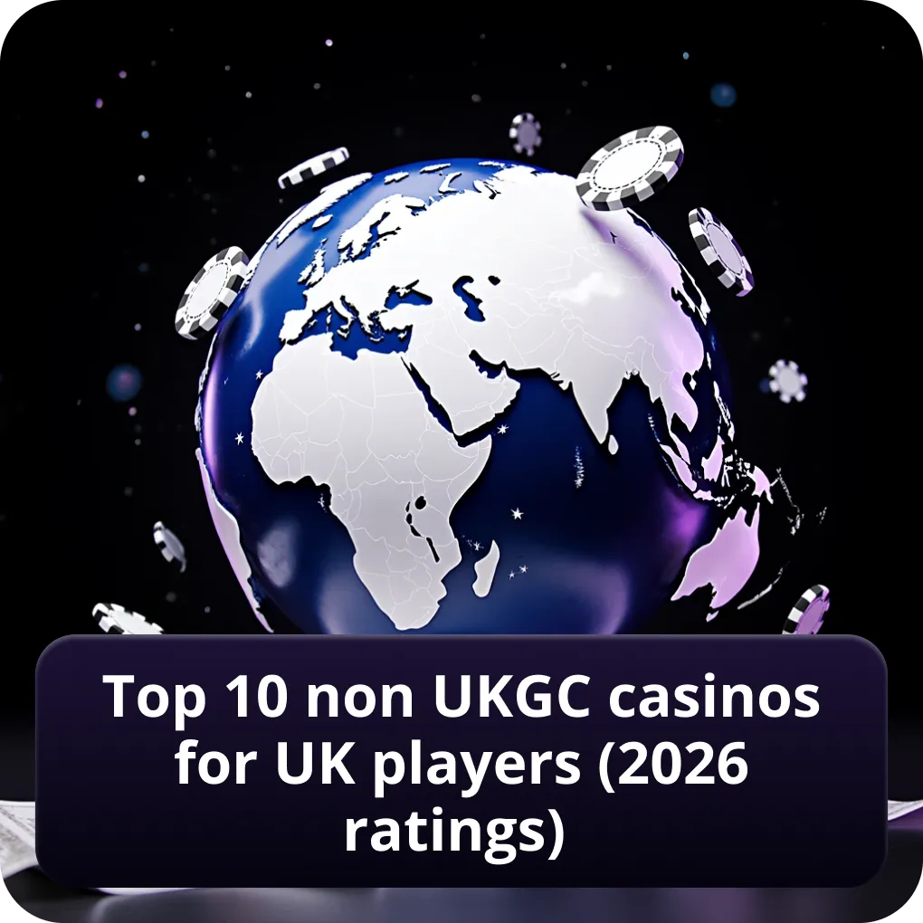 Top 10 non UKGC casinos for UK players (2026 ratings)